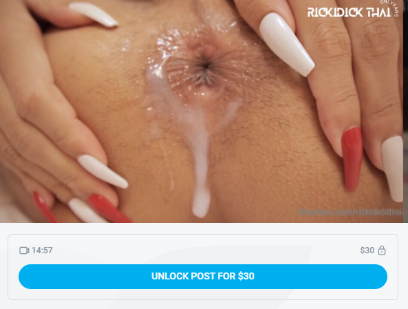 [OnlyFans] PPV RickidickXXX @rickidickxxx ANAL CREAMPIE Aug 30 $30
